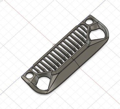 avenger eagle angry face intake grille rc crawler scx10 jeep wrangler 90046 90047 90048 simulation accessory rock cralwer hobby diy 3d print model - Mito3D