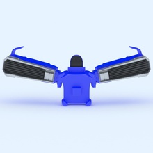 avenger marvel modello 3d blu back pack hobby-fai da te avengers zaino la eroe supereroe ironman iron man gadget robot robotica stampabile stampabili in miniatura mech hobby il fai 3d print model - Mito3D