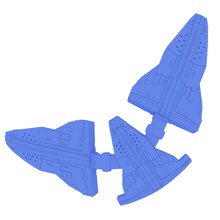 vengeur des ailes de mise à jour loisirs-bricolage les joints art forme illustration tri le papillon avengers la conception marvel ironman passe-temps bricolage hobby robotique 3d print model - Mito3D
