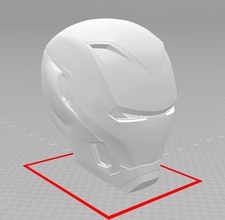 vendicatori infinito guerra ferro uomo mk50 casco passatempo fai 3d print model - Mito3D