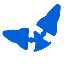 vingadores asas hobby-diy voando aeronaves triplo a forma ironman arte 3d printable hobby diy robótica re pare correcção 3d print model - Mito3D