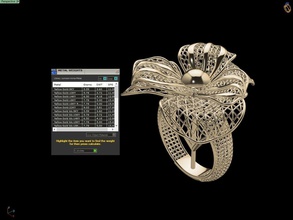 eccezionale stoffa electro fusion moda squillare oro stampabile gioiello gioielleria fidanzamento bellezza arte solitario pronto abbigliamento tacchino turco italia italiano anelli 3d print model - Mito3D