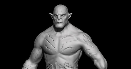 azog defiler hobbit lord rings thumbnails collections 3d printing action figure games toys game accessories 3d print model - Mito3D