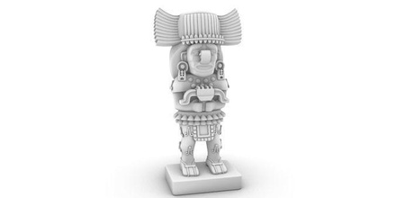 aztec statue dnd penandpaper rpg pathfinder midgard artifact miniature inka tabletop idol figurine sculpture 40k mayan games toys game accessories 3d print model - Mito3D
