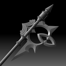 azura axe 3d printable model hobby-diy lance weapon ballads emblem fire hobby diy other 3d print model - Mito3D