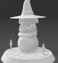 baba fortuneteller - uranai dragon ball fortune teller anime manga goku vegeta human humanoid gohan magical witchcraft creature witch clairvoyance witchery magician mage hobby diy 3d print model - Mito3D
