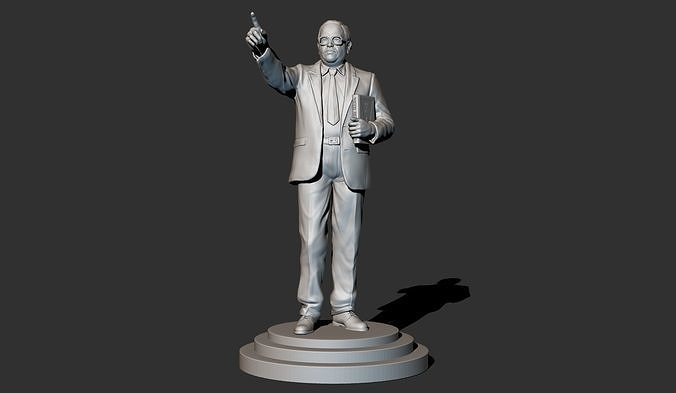 baba saheb ambedkar india politician art sculptures 3D print model - Mito3D