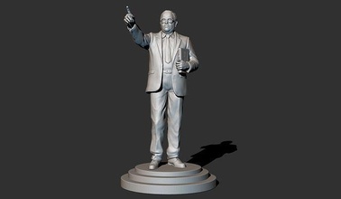 Baba sahib ambedkar Hindistan politikacı Sanat heykeller 3d print model - Mito3D