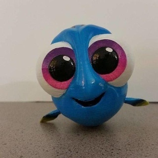 baby dory - pixar finding anime airsoft transformers free dragon star wars articulated mate art sculptures 3d print model - Mito3D