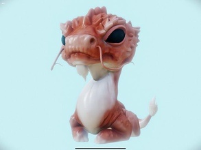 Baby Drachen Fantasie Charakter Monster Tier Dinosaurier Ritter magisch Spiele Spielzeuge 3d print model - Mito3D