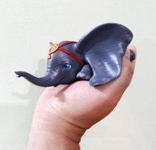 bambino dumbo elefante animale giocattolo carina divertimento disney giochi giocattoli 3d print model - Mito3D