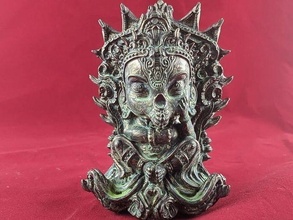 bebé Ganesha Ganesh Dios hindú florido decorativo elefante animal criatura mitológico deidad ciencia ficción fantasía Arte esculturas 3d print model - Mito3D