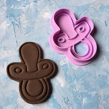 baby pacifier cookie cutter cookiecutter games toys house kitchen dining cookiestamp cake food cutting nickelodeon kids play decoration disney micky 3d print model - Mito3D