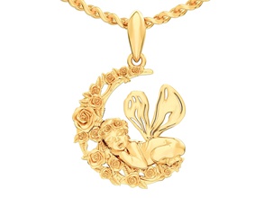 baby pendant jewelry child necklace magerit mybaby mother boy girl flower flowers 3dprint gold silver jewellery joias cute cutebaby pendants 3d print model - Mito3D