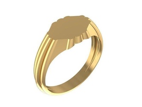 Baby Ring Schmuck Gold Silber druckbar Juwel Sterling Mode Platin Diamant Ringe 3d print model - Mito3D