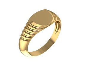 baby ring jewelry gold silver printable jewel jewellery fashion platinum diamond goldring rings 3d print model - Mito3D