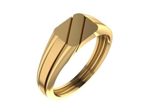 baby ring jewelry gold silver printable jewel jewellery fashion platinum diamond rings 3d print model - Mito3D