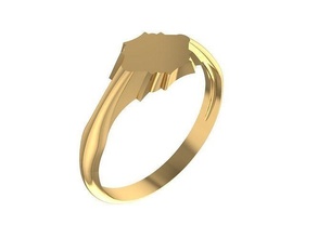 bambino squillare anelli gioielleria oro argento stampabile diamante gioiello sterlina moda platino brillante bellezza 3d print model - Mito3D