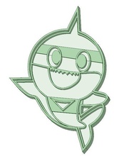 baby shark 1 cookie cutter art illustration symbol mascot cartoon other 3d print model - Mito3D