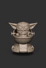 baby yoda star wars george lucas holiday special rogue one games toys 3d print model - Mito3D