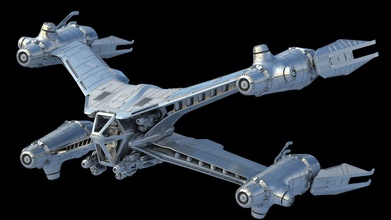 babylon 5 starfury starfighter 3d stl printable files spaceship sci fi future futuristic hobby diy 3d print model - Mito3D