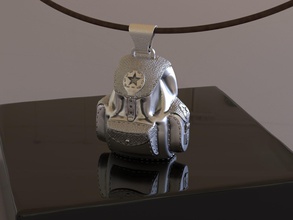 sac pendentif imprimable modèle bijoux argent or bijou platine sterling Collier prototypage style mode Voyage pendentifs drôle vêtements sculpture 3d print model - Mito3D
