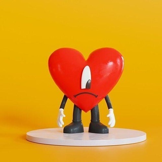 bad bunny heart toy badbunny heartcartoon cartoon modelheart games toys 3d print model - Mito3D