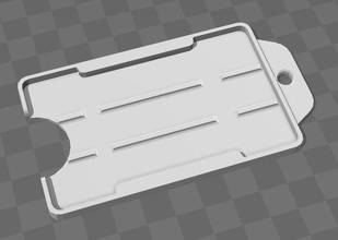 porta-crachá pronto enforcado hobby-diy emblema titular trabalho cartão printable hobby diy outros 3d print model - Mito3D