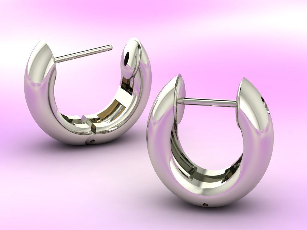 bagels earrings jewelry 3d model various models 3D print model - Mito3D