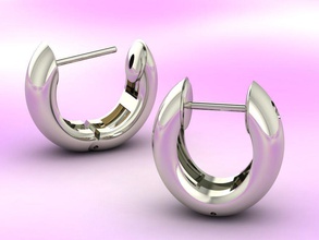 bagels earrings jewelry 3d model various models 3d print model - Mito3D
