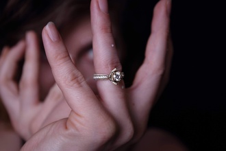 bague tulipe la joyería anillo de oro el diamante flor zen art imprimible diseño los anillos 3d print model - Mito3D