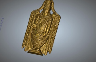 bala ji arte diseño escultura estatua imagen dios confiar fe amor 3d print model - Mito3D