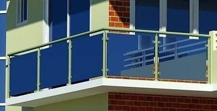 balcon verre bâtiment architecture construction maison air art 3d print model - Mito3D