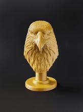 kel kartal kuş heykel doğa hayvan sanat heykeller 3d print model - Mito3D