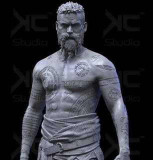 baldur dios of guerra arte fan estatua escultura 3dprint kratos thor mimir sony estación juegos ps5 personaje ragnarok coleccionable atreus freya 3dmodel juguetes 3d print model - Mito3D