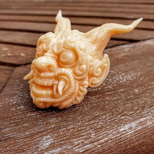 bali cabeza art la máscara oriental de cara miedo monster japón chino criatura las esculturas 3d print model - Mito3D