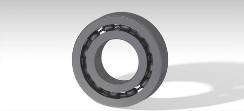 ball bearing mechanical parts diy hobby 3d print model - Mito3D