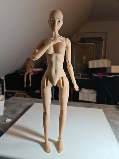 Balle articulé poupée femelle pièces Licorne ensemble ajouter ons femme corps velu mignonne figure art mode 3d print model - Mito3D