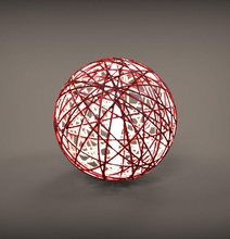 pelota of ligero encendiendo lámpara arquitectura interior casa decoración hogar impresión residencial edificio 3d print model - Mito3D