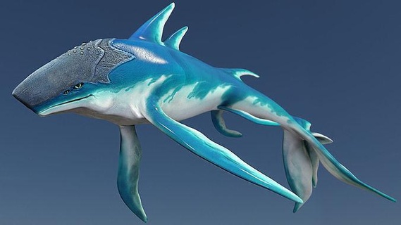 balena futuristico danza criatura marina oceano mar bestia acquatici agua arte sculture 3d print model - Mito3D
