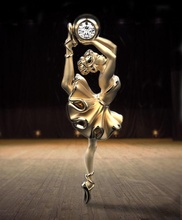 ballet alma colgante pendiente bailarina baile pointe joyería joya textura brillante elegante plata libra esterlina oro diseño arte moderno modelo 3d impresión colgantes 3d print model - Mito3D