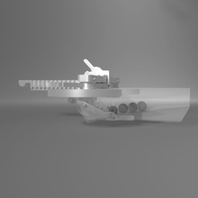 balista arma fogo brinquedo mármore bola alvo mecanismo jogos brinquedos borda 3d print model - Mito3D