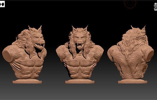 balorgh buste aîné parchemins ligne eso Skyrim oubli personnage fantaisie Seigneur art miniatures monstre démon sculptures 3d print model - Mito3D