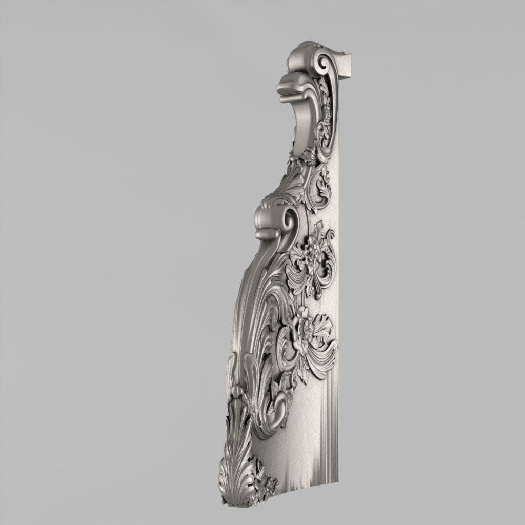 balusters house architectural decor decoration balustrade baluster details ornament rosette moulding petergof medallion plaster classical wall elements cnc 3D print model - Mito3D