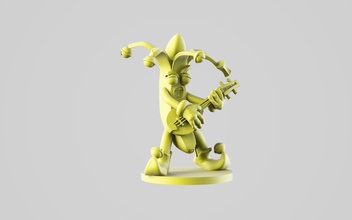 bananabard giochi-giocattoli la banana bard adventureres dungeon i draghi anticipo giallo frutta mmo esotico ruolo paly gioco da tavolo in miniatura tropicale giochi giocattoli 3d print model - Mito3D