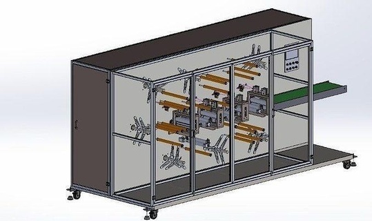 band aid máquina máquina indústria Solidworks Ciência Engenharia Ciência Engenharia 3d print model - Mito3D