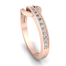 grup 2 mücevher nişan düğün elmas yüzük gümüş takı altın angagem moda sterlin kolye güzellik küpe yüzükler çağdaş 3d print model - Mito3D