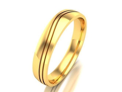 banda 3dm detalles joyería joya anillo oro diamante imprimible precioso Boda compromiso mujer moda anillos hombres novio eternidad casual 3d print model - Mito3D