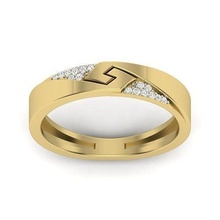 banda 3dm stl 3d impresión modelo rosa oro boda diamantes platino joyería joya brillante compromiso lujo diamante anillo libra esterlina plata imprimible blanco anillos moda precioso quilate 3d print model - Mito3D