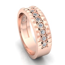 Band 40 Juwel Engagement Hochzeit Schmuck Diamant Ring Silber Gold engagem Mode Sterling Anhänger Halskette Schönheit Ohrringe Ringe Luxus 3d print model - Mito3D